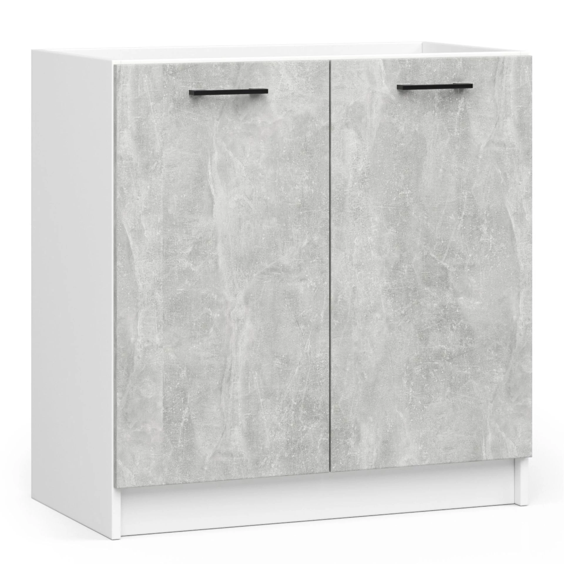 OLIWIA Mosogatós szekrény 80cm Fehér / Beton