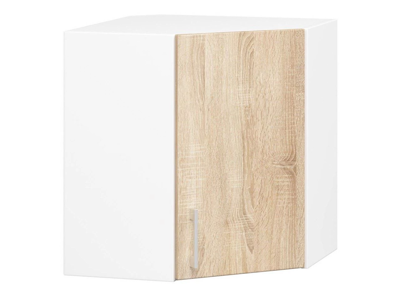LIMA Felsőszekrény 60cm / 60N Fehér / Sonoma tölgy