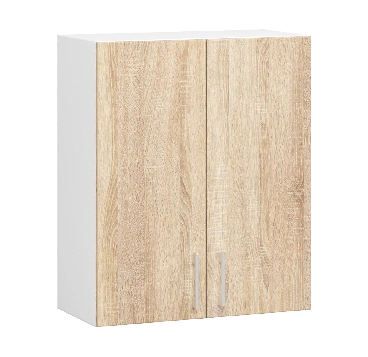 LIMA Felsőszekrény 60cm / 72cm Fehér / Sonoma tölgy