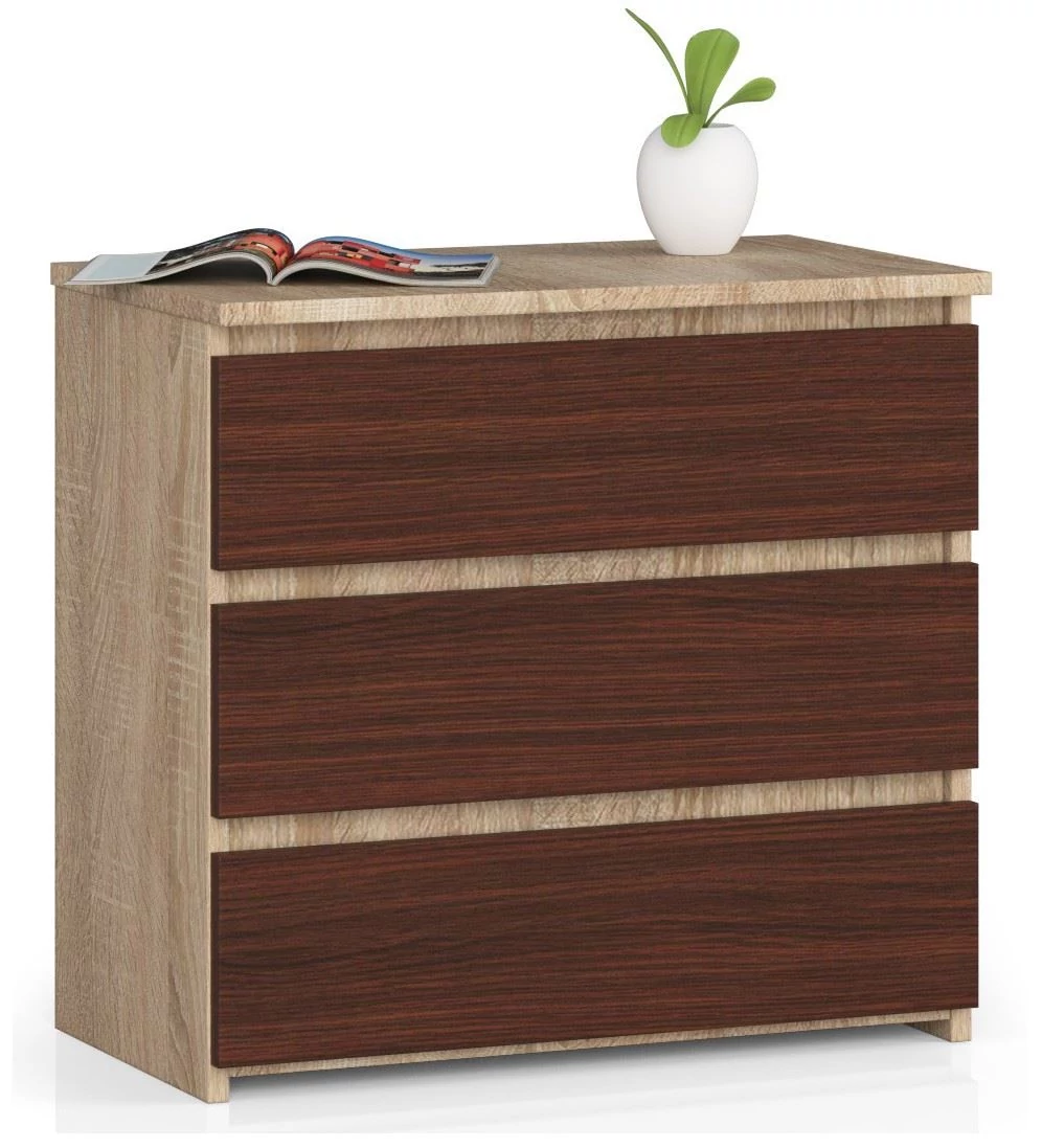 CL3 Komód 3 fiókkal Sonoma tölgy / Wenge