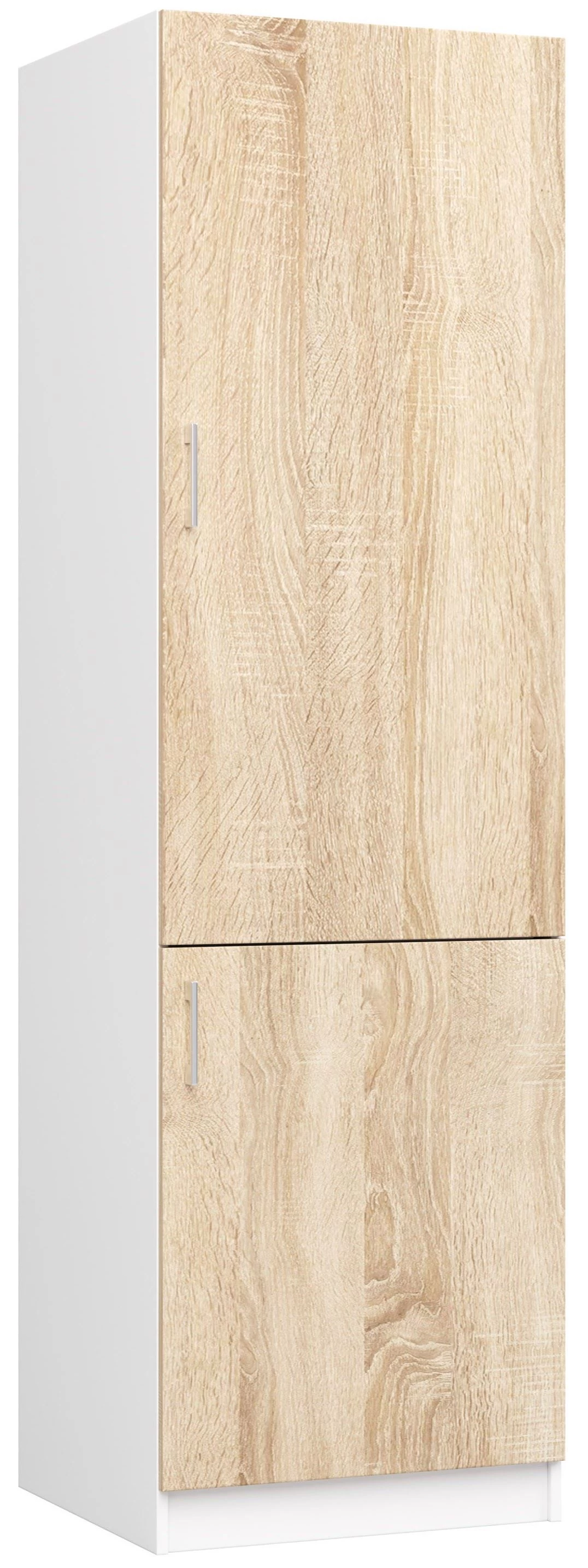 LIMA Magas szekrény 60cm Fehér / Sonoma tölgy