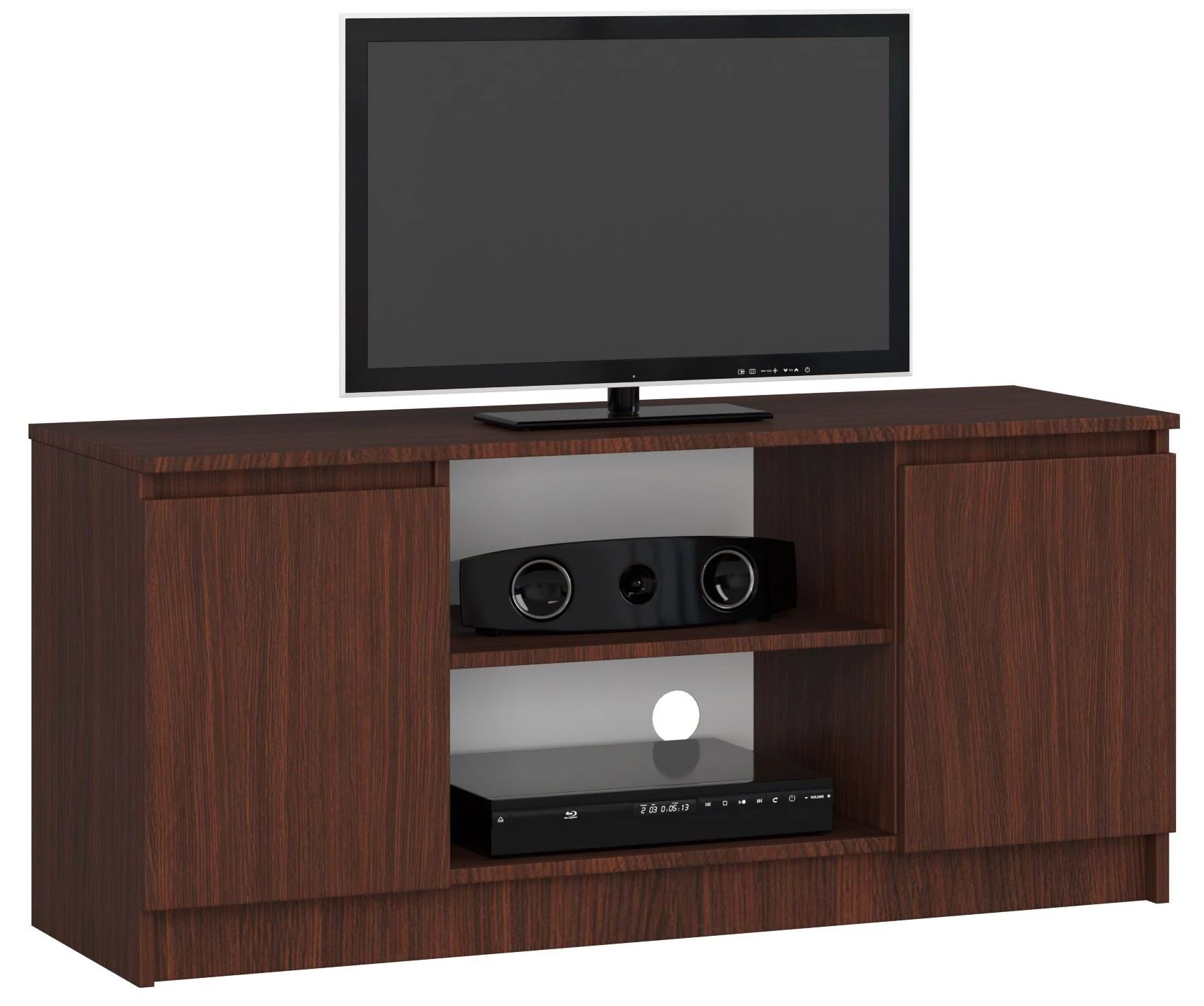 K120 TV szekrény 2 ajtóval Wenge
