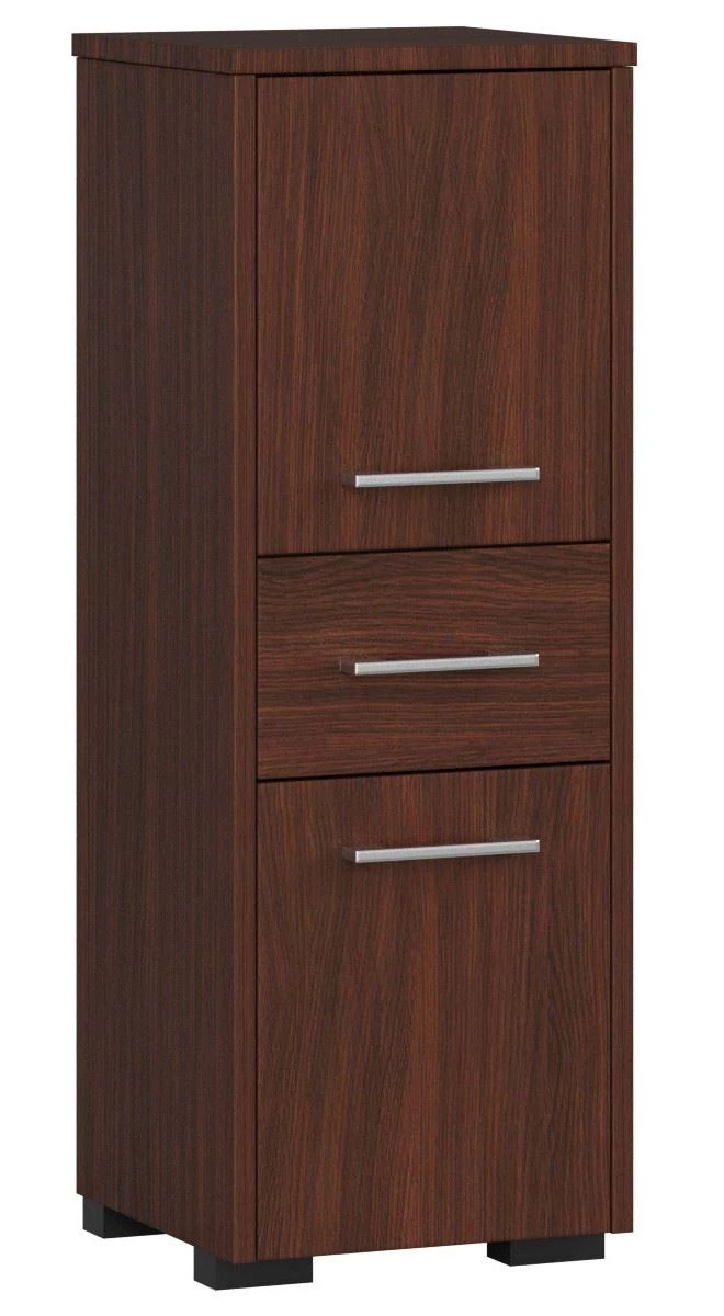FIN Fürdőszobaszekrény 30 2 ajtóval és 1 fiókkal 85cm Wenge