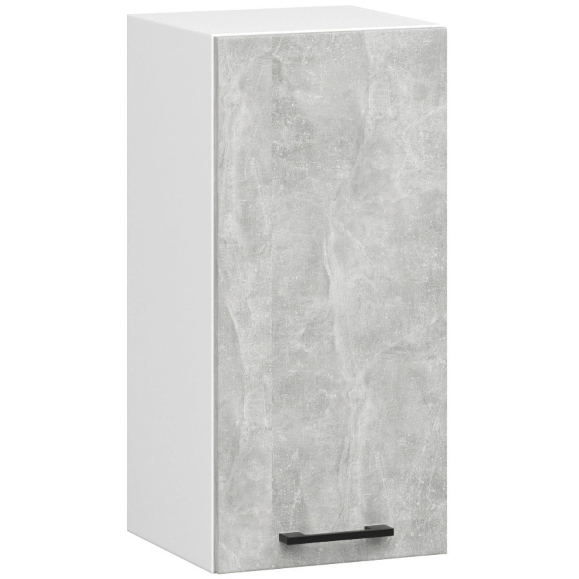 OLIWIA Felsőszekrény 30cm Fehér / Beton