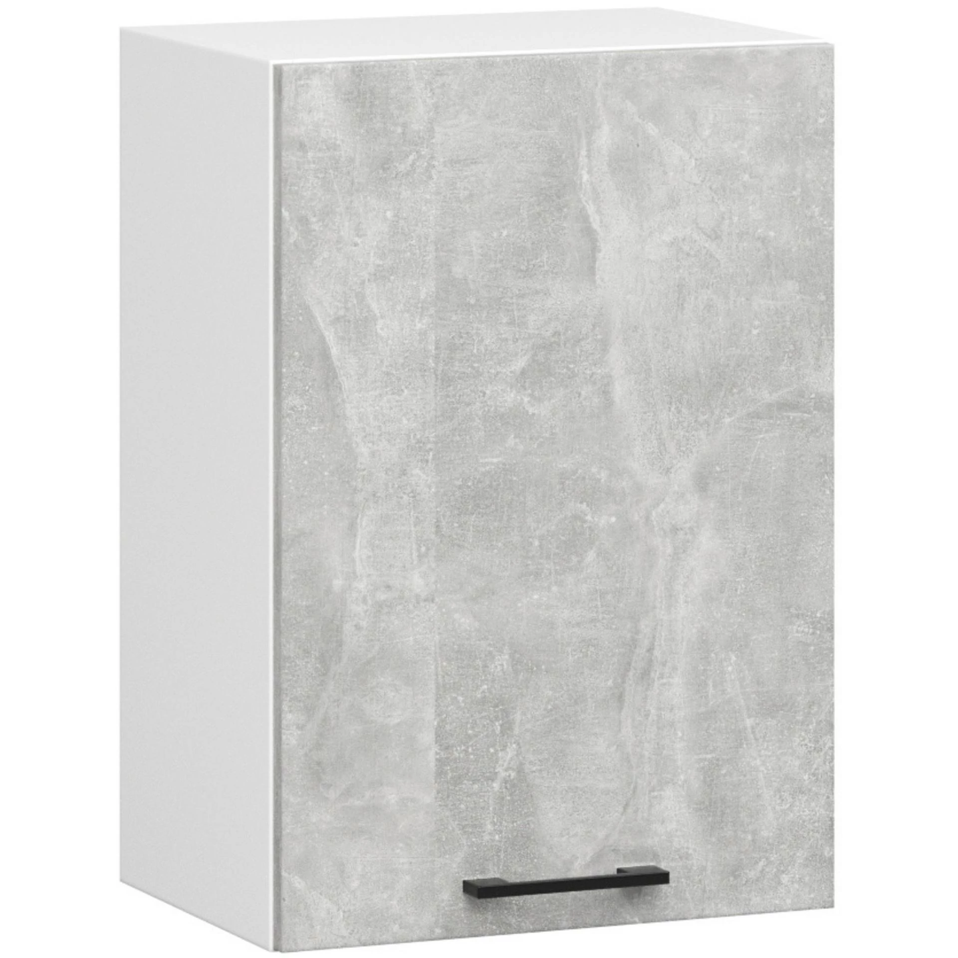 OLIWIA Felsőszekrény 50cm Fehér / Beton