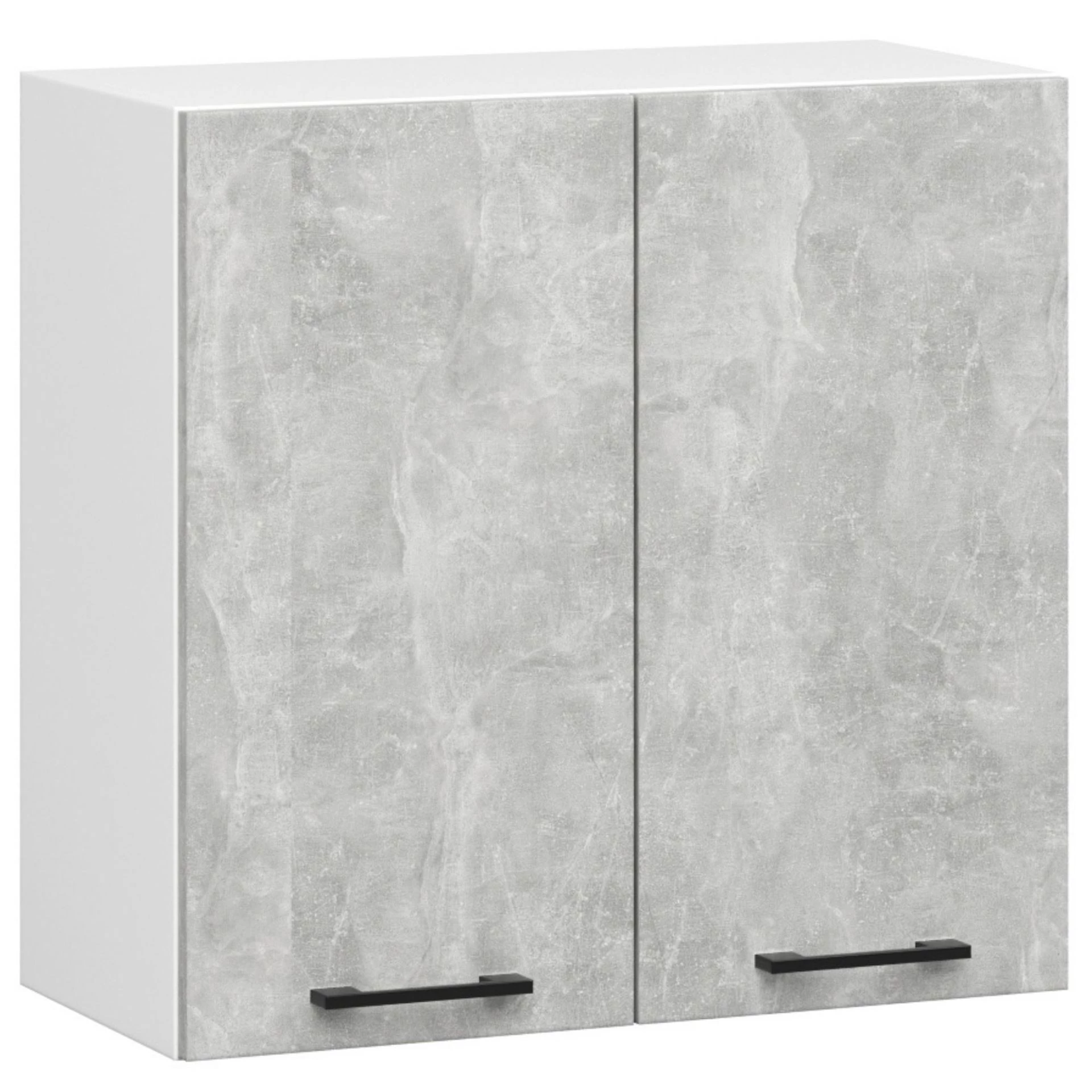 OLIWIA Felsőszekrény 60cm Fehér / Beton
