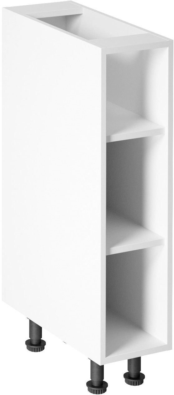 Linea Grey D20P alsó konyhaszekrény, szürke / fehér