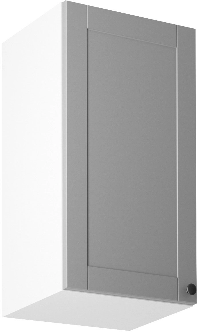 Linea Grey G40 felső konyhaszekrény, szürke / fehér