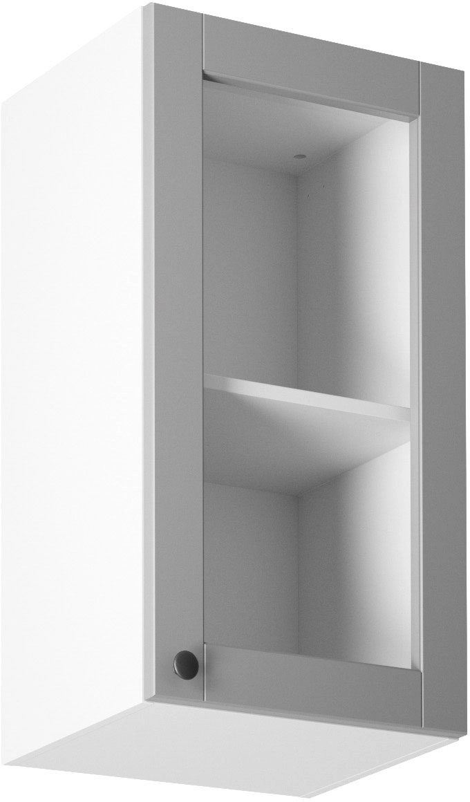 Linea Grey G40S felső konyhaszekrény, szürke / fehér
